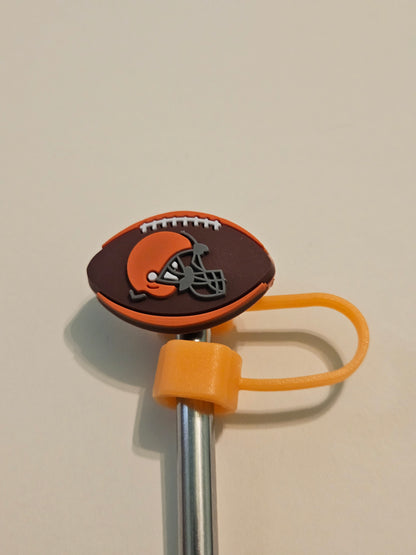 Football Straw Toppers