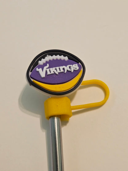 Football Straw Toppers