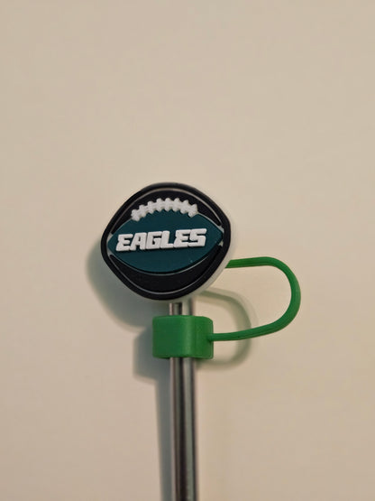 Football Straw Toppers