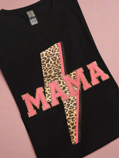 Fierce Mama Black Tee