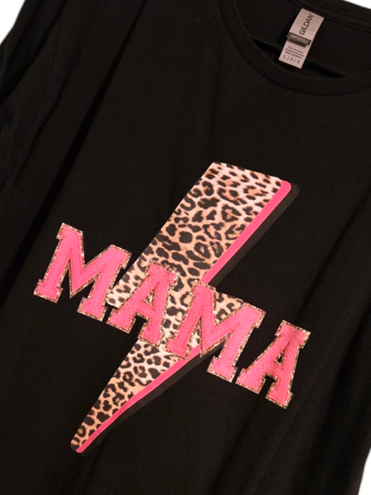 Fierce Mama Black Tee