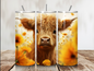 Sunny Highland Cow Tumbler