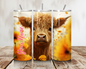 Sunny Highland Cow Tumbler